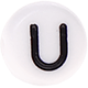 Perline in plastica con lettere a scelta : U